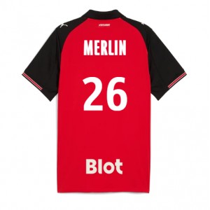 Fotbalové Dres Stade Rennais Quentin Merlin #26 Domácí Oblečení 2025-26 Krátký Rukáv